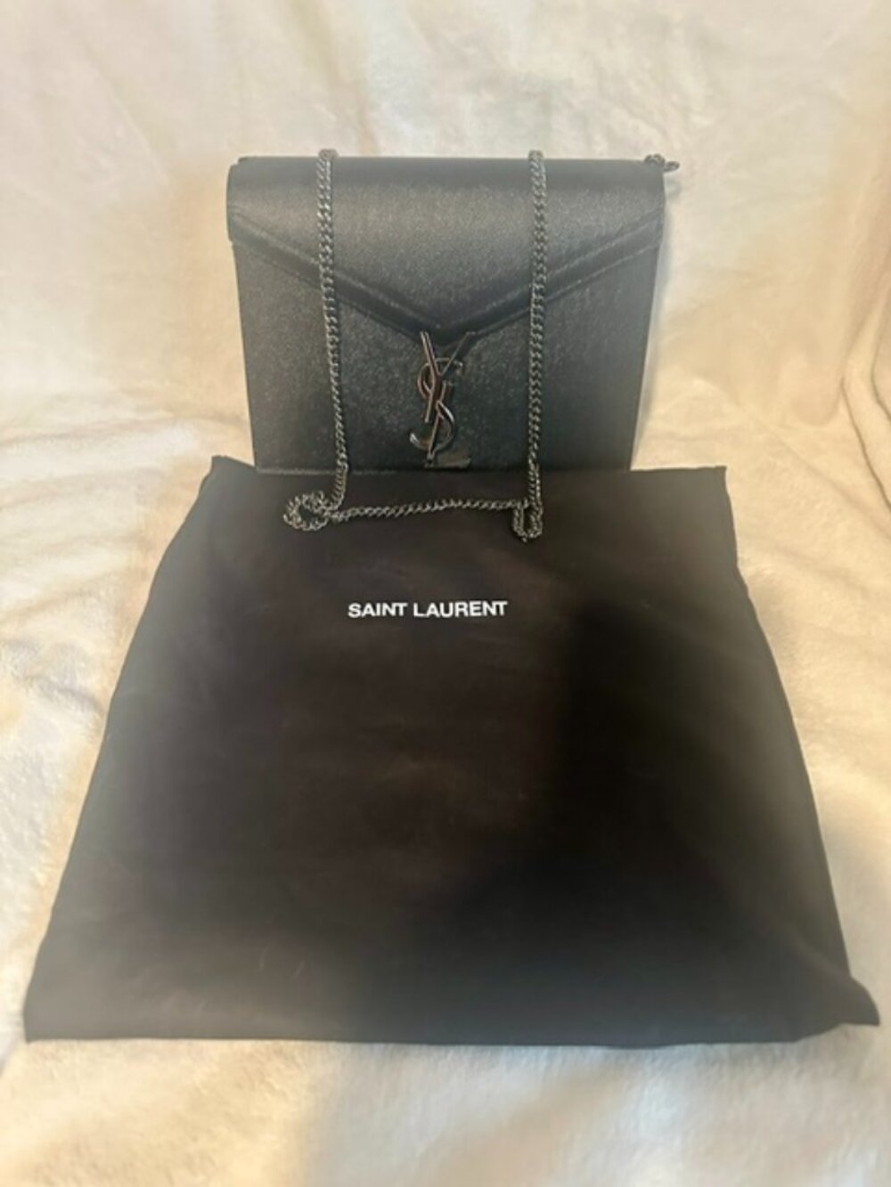Black Saint Laurent Monogram Cassandra